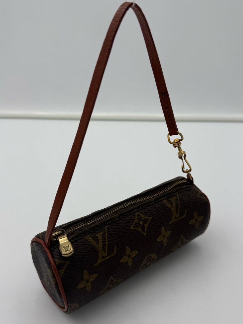 LOUIS VUITTON 1854 PARIS • Vintage MINI Nano PAPILLON 15 Bag w/ Treated Leather - Picture 7 of 15